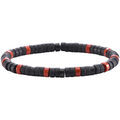 Bracelets Sixtystones Bracelet Perles Heishi Agate Noire Mate -Small-16cm Grenoble