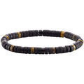 Bracelets Sixtystones Bracelet Perles Heishi Agate Noire Mate -Small-16cm Grenoble