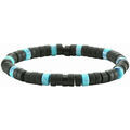 Bracelets Sixtystones Bracelet Perles Heishi Agate Noire Mate -Small-16cm Grenoble