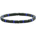Bracelets Sixtystones Bracelet Perles Heishi Agate Noire Mate -Small-16cm Grenoble