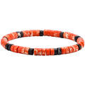 Bracelets Sixtystones Bracelet Perles Heishi Jaspe Orange -enfant-12cm Grenoble
