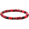 Bracelets Sixtystones Bracelet Perles Heishi Pierre Corail -enfant-12cm