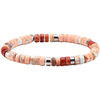 Bracelets Sixtystones Bracelet Perles Heishi Jaspe Imp&eacute;rial -Medium-18cm Multicolore