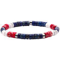 Bracelets Sixtystones Bracelet Perles Heishi Jaspe Bleu -Small-16cm Grenoble