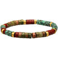 Bracelets Sixtystones Bracelet Perles Heishi Unakite-XS-14cm Grenoble