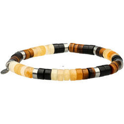 Bracelets Sixtystones Bracelet Perles Heishi Oeil Tigre-XS-14cm