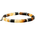 Bracelets Sixtystones Bracelet Perles Heishi Oeil Tigre-XS-14cm