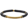 Bracelets Sixtystones Bracelet Heishi Agate Noire-XS-14cm