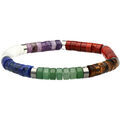 Bracelets Sixtystones Bracelet Chakra Heishi Jaspe Rouge-XS-14cm