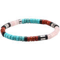 Bracelets Sixtystones Bracelet Perles Heishi Turquoise-XS-14cm Grenoble