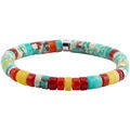 Bracelets sur Grenoble : Bracelets Sixtystones Bracelet Heishi Jaspe Citron -enfant-12cm