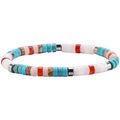 Bracelets Sixtystones racelet Perles Heishi Turquoise Jaspe -enfant-12cm Grenoble