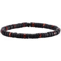 Bracelets Sixtystones Bracelet Heishi Oeil de Tigre Rouge-Small-16cm