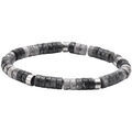 Bracelets Sixtystones Bracelet Perles Heishi En Jaspe Noir -XS-14cm Grenoble