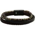 Bracelets Sixtystones Bracelet Heishi Jaspe Gris Mouchet&eacute;-Large-20cm Noir Grenoble