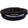 Bracelets Sixtystones Bracelet Heishi Jaspe Gris Mouchet&eacute;-Medium-18cm Noir