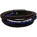 Bracelets Sixtystones Bracelet Heishi Jaspe Gris Mouchet&eacute;-Medium-18cm Noir Grenoble