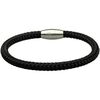 Bracelets Sixtystones Bracelet Heishi Agate Noire-XXL-22cm Argent&eacute;