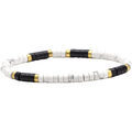 Bracelets Sixtystones Bracelet Perles Heishi 4mm Agate Noire -Small-16cm