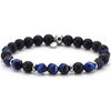 Bracelets Sixtystones Bracelet Acier Pierres Naturelles -Medium-18cm
