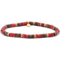 Bracelets Sixtystones Bracelet Acier Perles Heishi 4mm Jaspe -Medium-18cm Grenoble