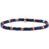 Bracelets Sixtystones Bracelet Acier Perles Heishi 4mm Pierre -Small-16cm