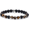 Bracelets Sixtystones Bracelet Perles Rondes Pierres -Medium-18cm
