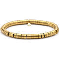 Bracelets Sixtystones Bracelet Acier Perles Heishi 6mm Dor&eacute;-Small-16cm Dor&eacute;