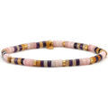 Bracelets Sixtystones Bracelet Acier Perles Heishi 4mm Pierre -Medium-18cm Grenoble