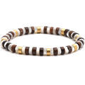 Bracelets Sixtystones Bracelet Tube Acier Dor&eacute;-20 cm Multicolore Grenoble