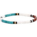 Bracelets Sixtystones Bracelet Perles Heishi Jaspe Blanc -Small-16cm