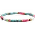 Bracelets Sixtystones Bracelet Perles Heishi Agate Noire-20 cm Grenoble