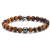 Bracelets Sixtystones Bracelet 8mm Acier Pierres Naturelles -Small-16cm