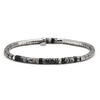 Bracelets Sixtystones Bracelet Perles Heishi 4mm Pierre Gris -Medium-18cm