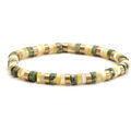 Bracelets Sixtystones Bracelet Perles Heishi Jaspe Vert -Small-16cm