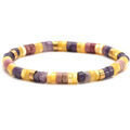 Bracelets Sixtystones Bracelet Perles Heishi Jaspe Jaune -20 cm Grenoble