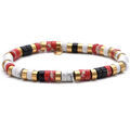 Bracelets Sixtystones Bracelet Tube Acier Dor&eacute;-Medium-18cm Multicolore Grenoble