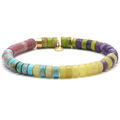 Bracelets Sixtystones Bracelet Tube Acier Dor&eacute;-Small-16cm Multicolore Grenoble