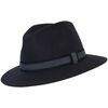 Chapeau Chapeau-Tendance Chapeau f&eacute;dora 100% laine IDRO T55 Gris