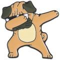 Broches Clj Charles Le Jeune Pin's Chien Dab Marron Grenoble