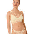 Soutiens-Gorge & autres hauts
sur Grenoble : Triangles / Sans armatures Lisca Soutien-gorge bralette sans armatures SUNSET Cheek Blanc