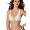 Triangles / Sans armatures Selmark Soutien-gorge triangle sans armatures FEDERICA MARIAGE Blanc
