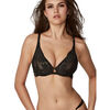 Triangles / Sans armatures Selmark Soutien-gorge triangle sans armatures FEDERICA Noir