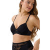 Triangles / Sans armatures Lisca Soutien-gorge pr&eacute;form&eacute; sans armatures Ocean Noir