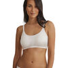 Triangles / Sans armatures Selmark Soutien-gorge sans armatures coques amovibles One Blanc