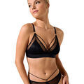 Triangles / Sans armatures Lisca Soutien-gorge sans armatures Nightscape Noir Grenoble