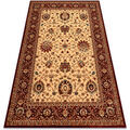 Tapis Rugsx Tapis en laine KASHQAI 4303 106 Fleurs, 200x300 cm Beige 200x300 cm. . Maison & D&eacute;co > Tapis.