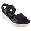 Chaussures Amarpies Sandales noires pour femmes 23505 abz