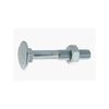 VISWOOD Boulon t&ecirc;te ronde collet carr&eacute; - acier zingu&eacute; boulon t&ecirc;te ronde collet carr&eacute; m12 x 60 mm boulon 60 mm t&ecirc;te ronde collet carr&eacute; (japy) bois din 603 12 m