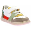Baskets enfant Kickers BASKETS KICKBUVAR BLANC KAKI BEIGE